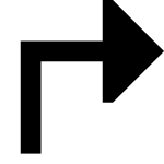 Arrow Turn Up Right SVG Icon